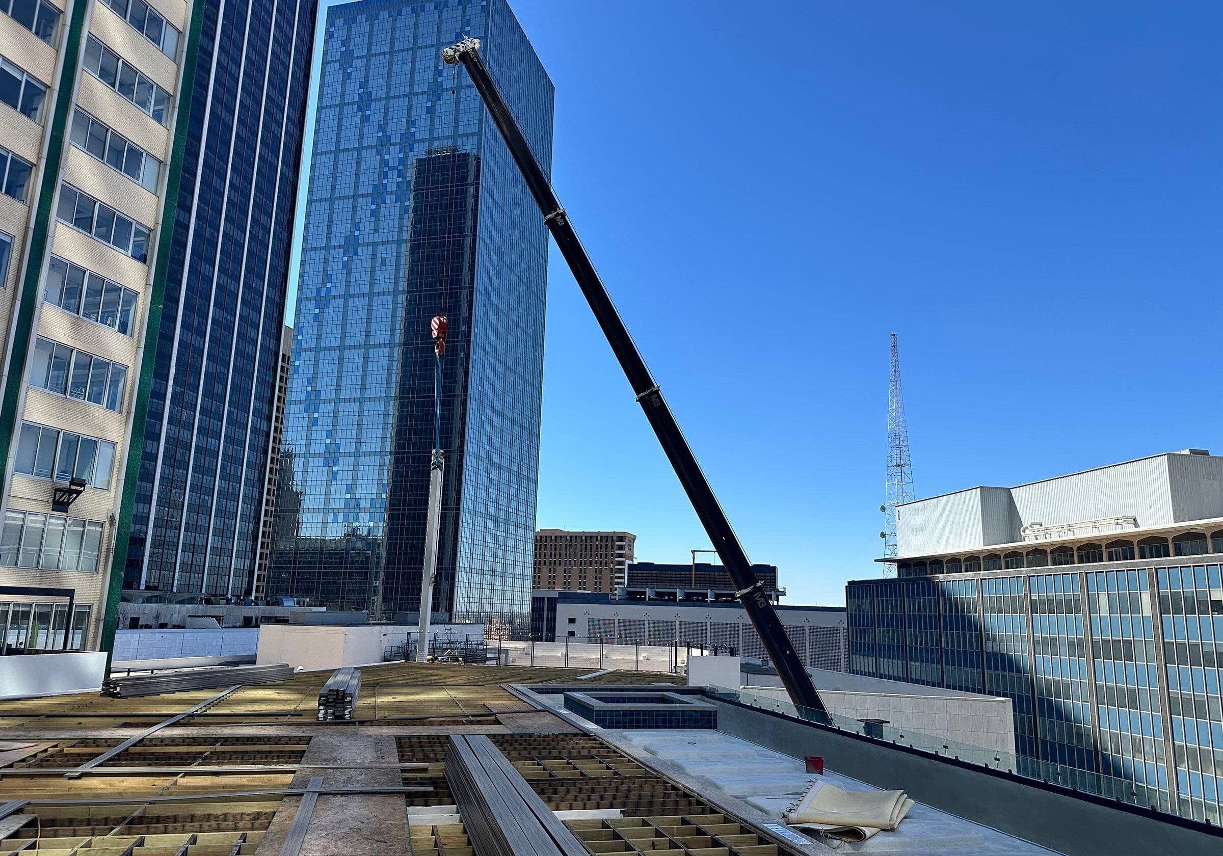 Mosaic Dallas: Rooftop Pool Deck (In Progress)
